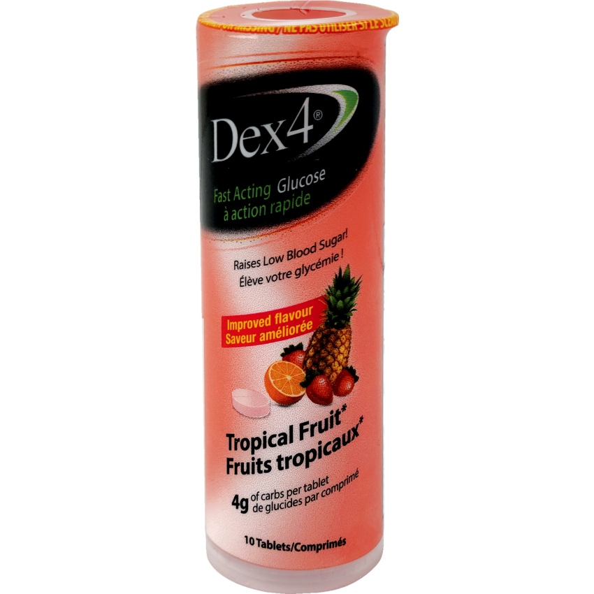 Dex4® Fast Acting Glucose Tablets 4 g 10/pkg