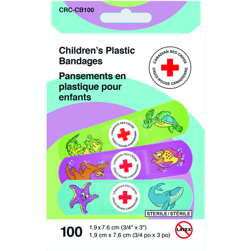 Canadian Red Cross Children's Bandages 100/box