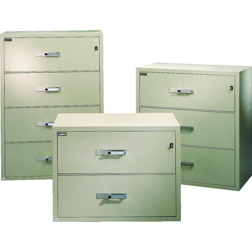 Gardex® Insulated Lateral Filing Cabinet 4-Drawer Beige
