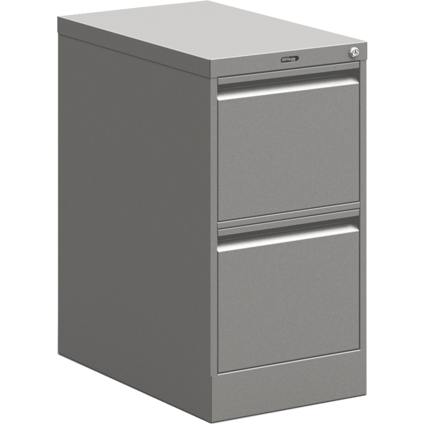 Offices to Go Vertical File 2-Drawer Letter Grey