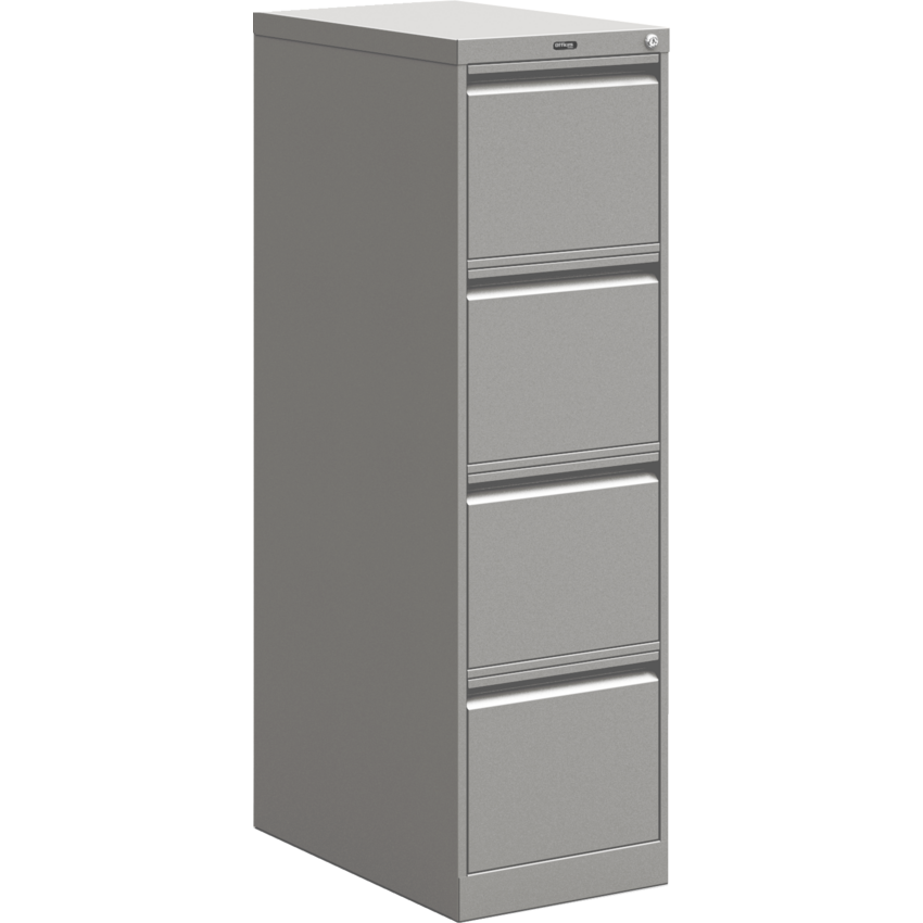 Offices to Go Vertical File 4-Drawer Letter Grey