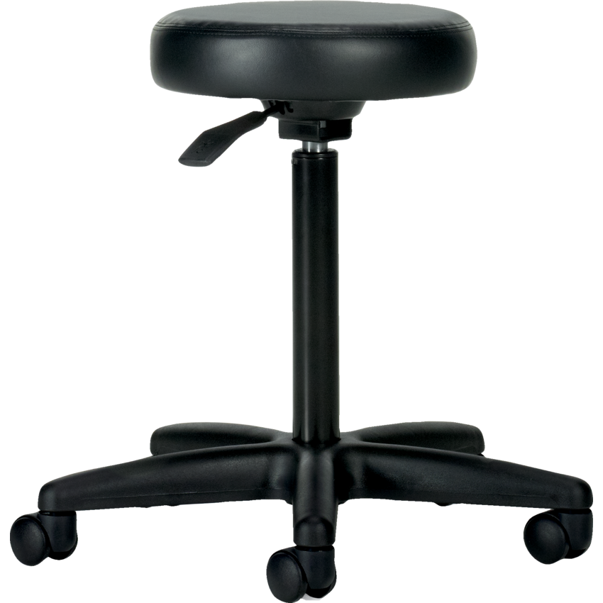 Offices to Go® File Buddy™ Swivel Stool 10" Lift Black