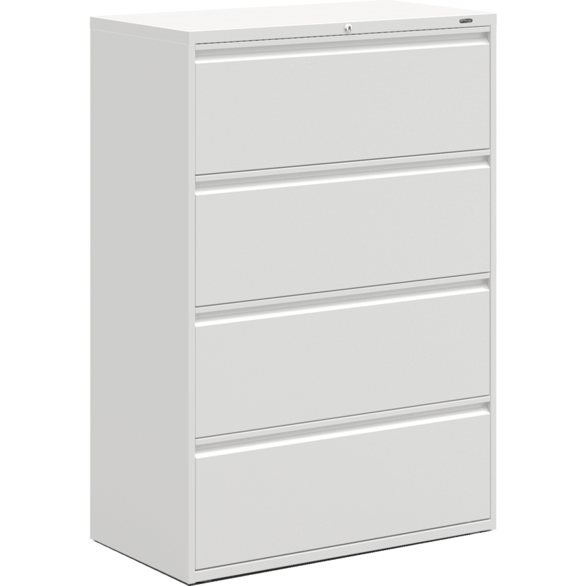 Offices to Go Lateral File Cabinet 4-Drawer Designer White