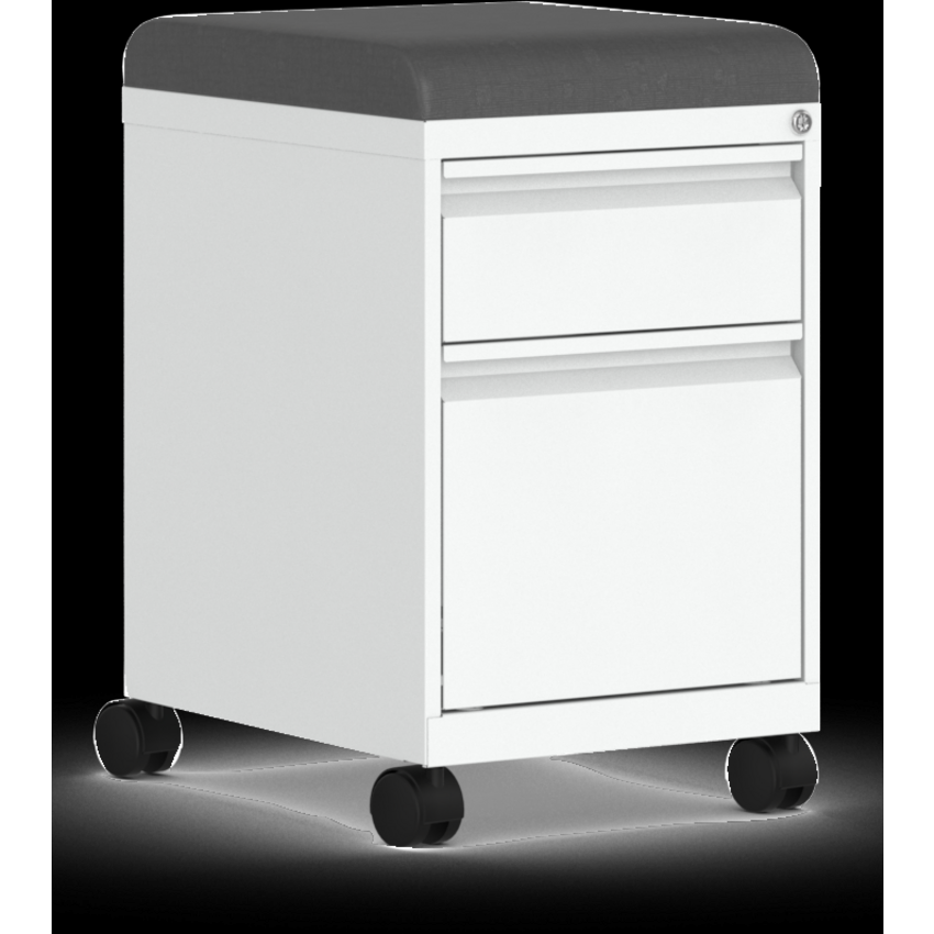 Offices to Go® Mobile File Pedestals 19" Designer White