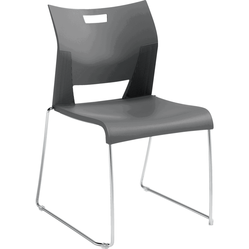 Global® Duet™ Stacking Chair Armless Shadow