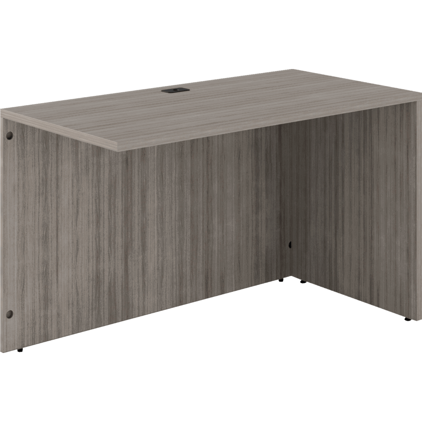 Offices to Go® Newland™ Return Shell 48"W x 24"D x 29-3/5"H Noce Grigio