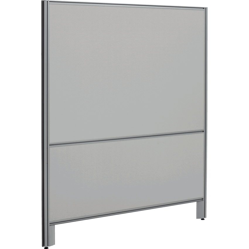 Offices to Go® Ionic Privacy Panel 60"W x 66"H Taupe