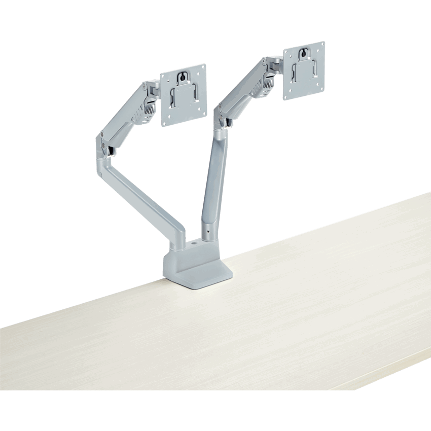 Global G7 Monitor Arm Dual 5-1/2"D x 21"H Tungsten finish