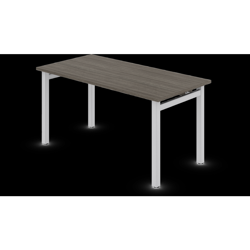 Offices to Go® Newland™ Table Desk 60"W x 29-7/10"D x 29-3/5"H Absolute Acajou finish