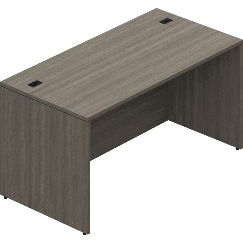 Offices To Go® Newland™ Rectangular Desk 66"W x 30"D x 29-3/5"H Absolute Acajou finish