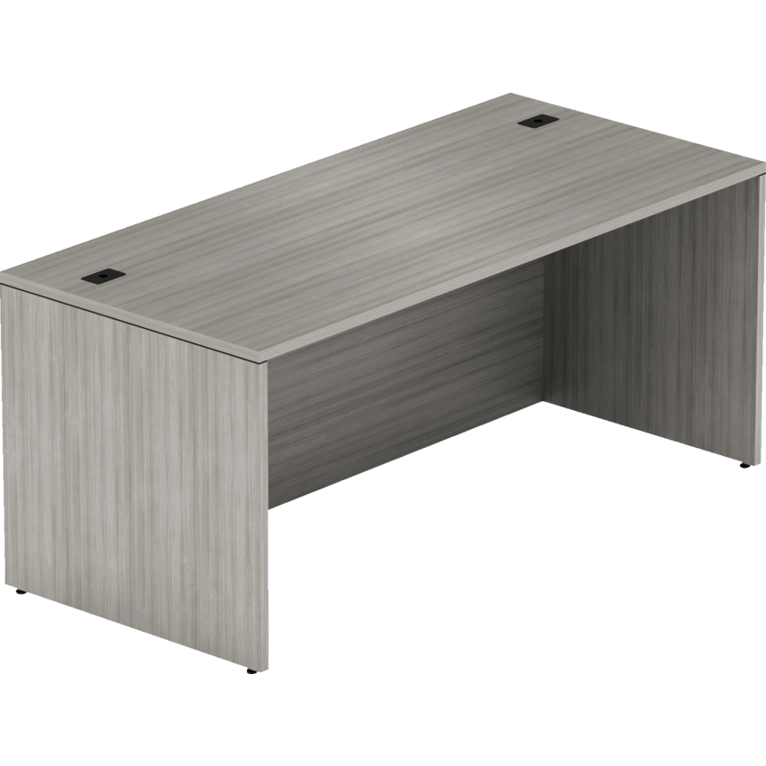 Offices To Go® Newland™ Rectangular Desk 66"W x 30"D x 29-3/5"H Noce Grigio finish