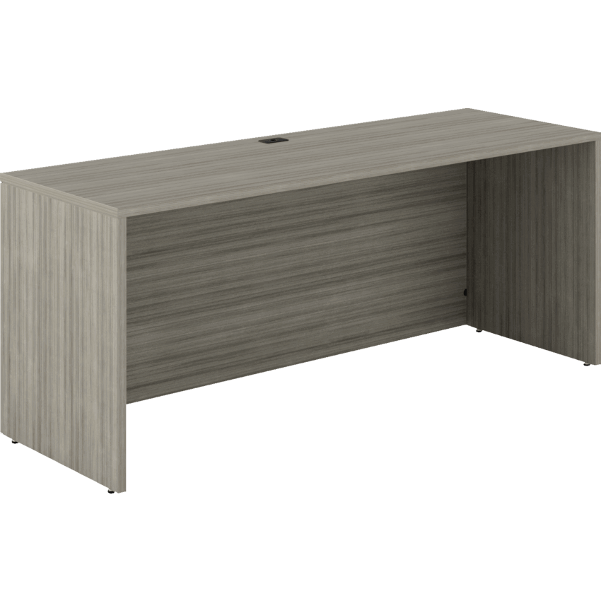 Offices to Go® Newland™ Credenza 72"W x 24"D x 29-3/5"H Noce Grigio finish