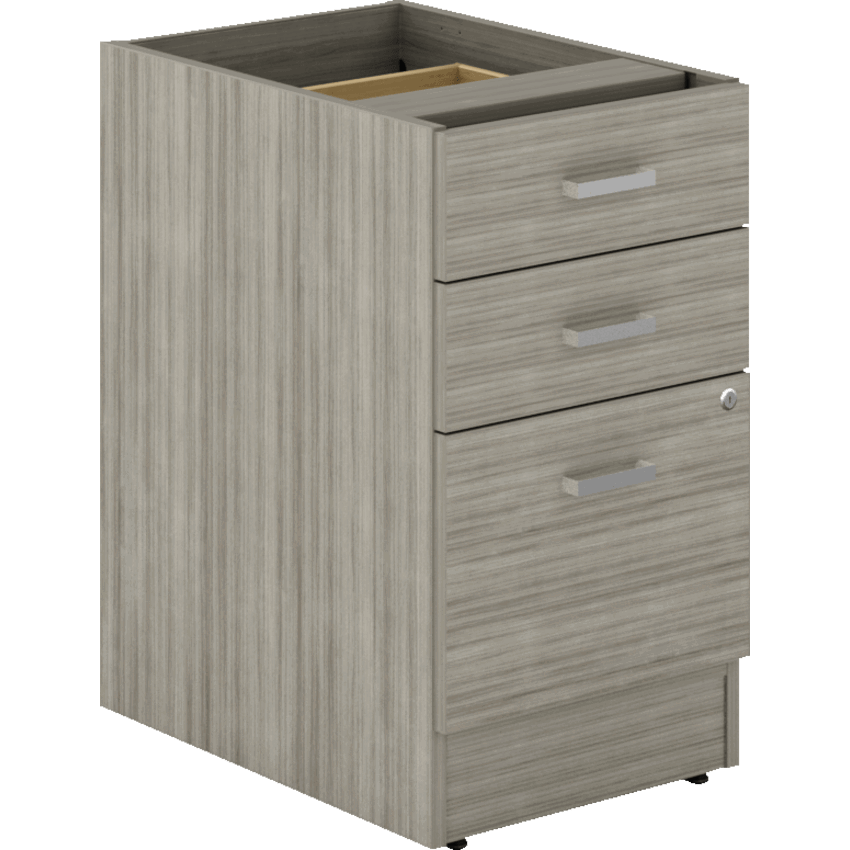 Offices to Go® Newland™ Pedestals 16"W x 23-1/4"D x 28-1/2"H Noce Grigio