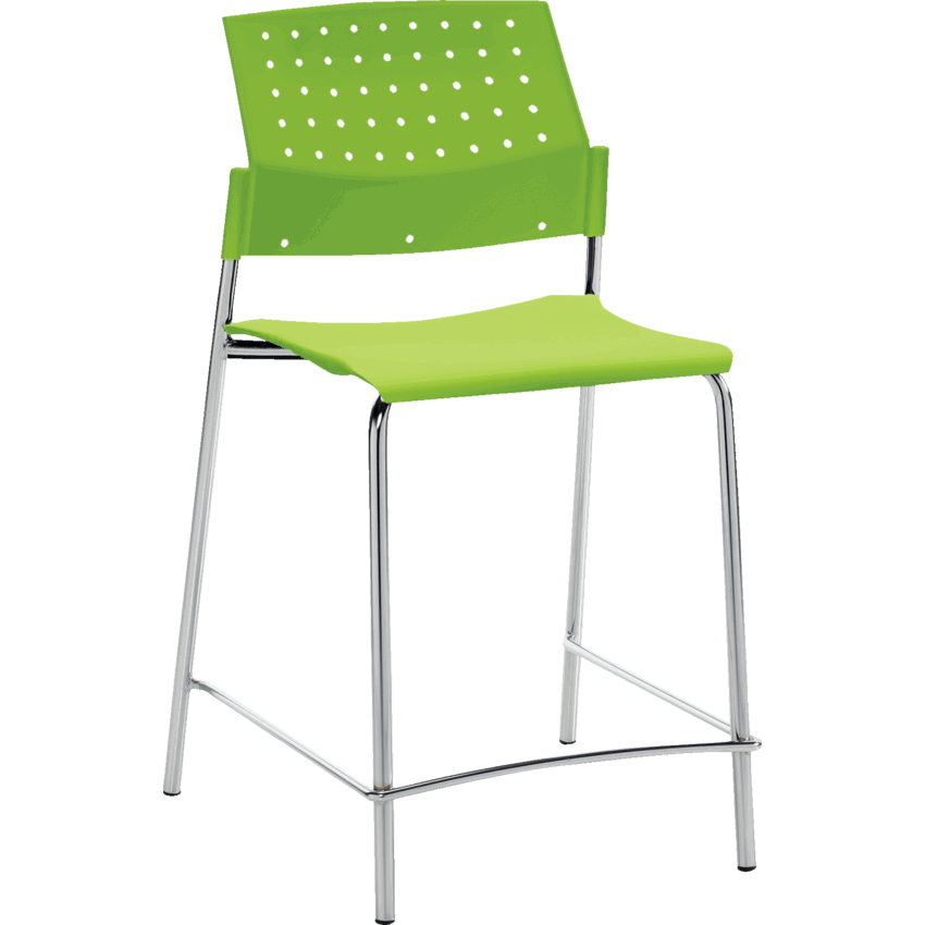 Global® Sonic™ Counter Stool Armless Cactus