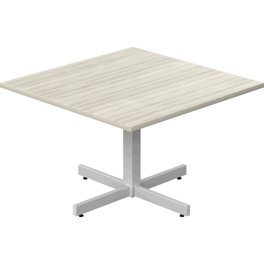 Offices to Go® Newland™ Table Square top 36"W x 36"D x 22"H Noce Grigio finish