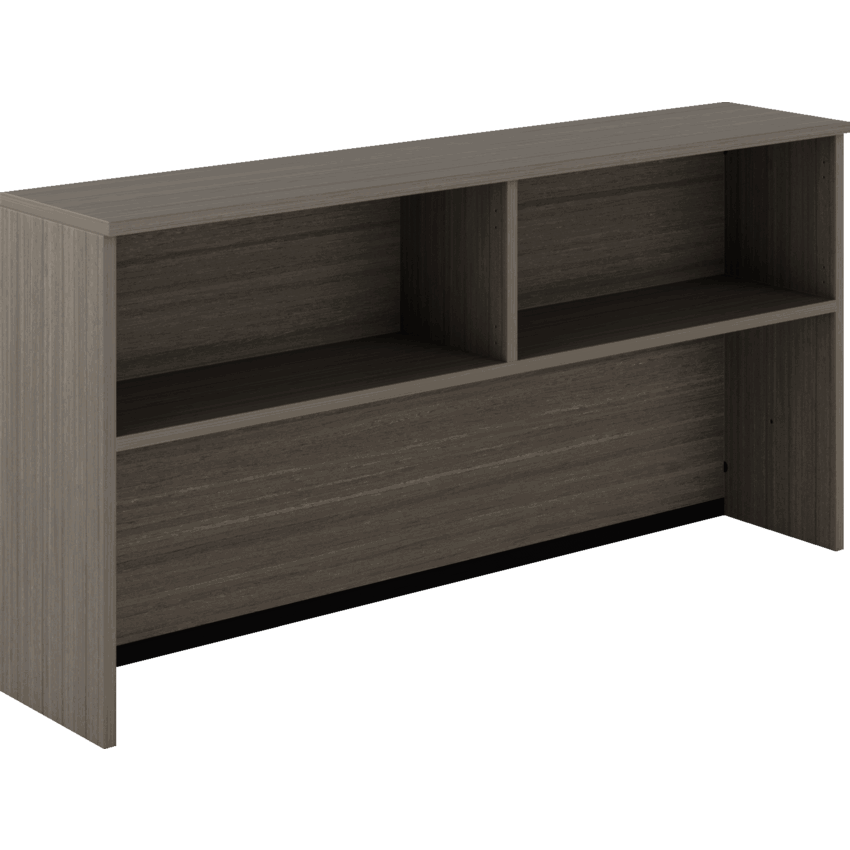 Offices To Go® Newland™ Hutch 71-7/10"W x 15"D x 36"H Absolute Acajou finish