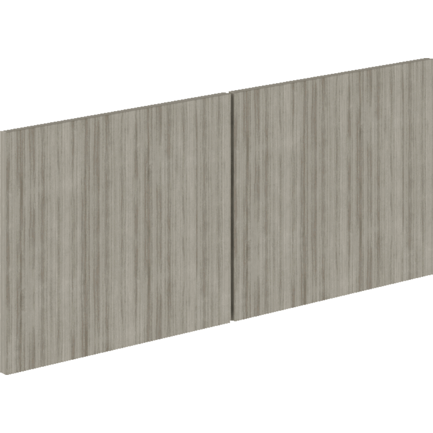 Offices To Go® Newland Door Kit 35-4/5"W x 7/10"D x 15"H Absolute Acajou finish