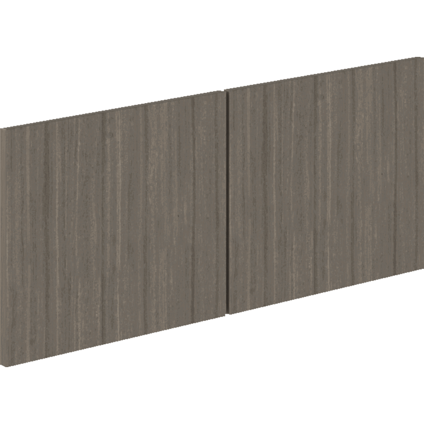 Offices To Go® Newland Door Kit 35-4/5"W x 7/10"D x 15"H Noce Grigio finish