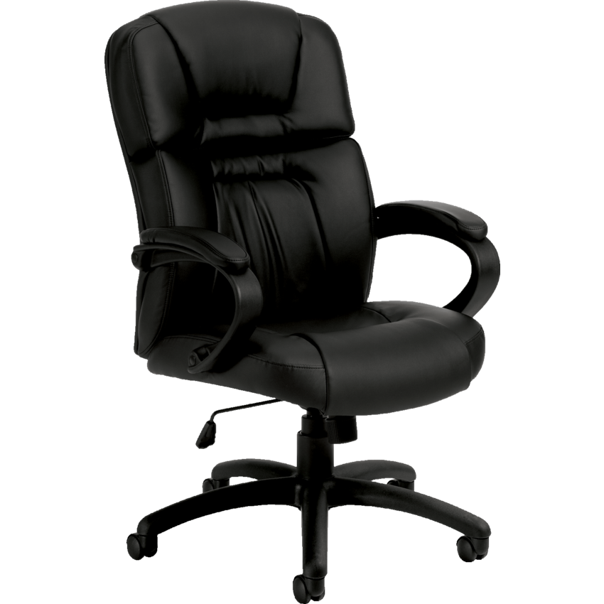 Offices to Go Pacific High Back Tilter Chair LuxPlus Black