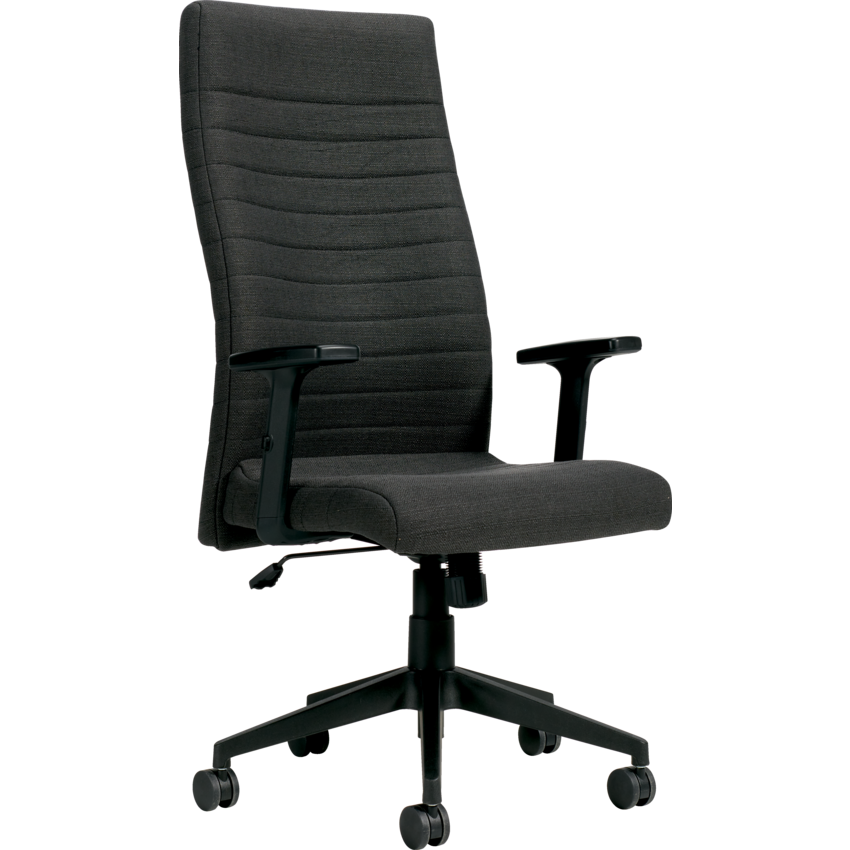Offices to Go® Carleton Tilter Chair Extended High Back Graphite