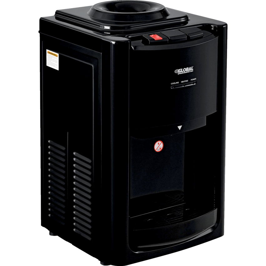 Global Industrial® Tri-Temp Countertop Water Dispenser Black