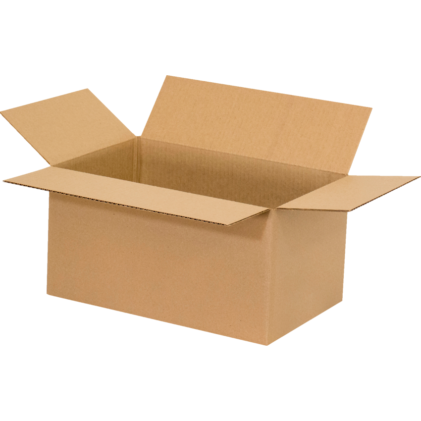 Kraft Corrugated Shipping Boxes 12"W x 10"D x 6"H 25/pkg
