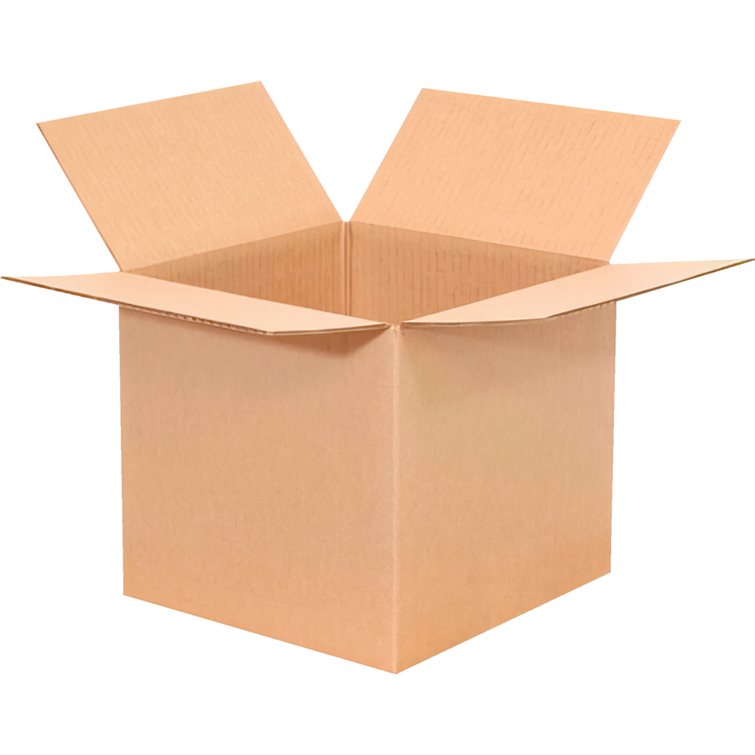 Kraft Corrugated Shipping Boxes 10" x 10" x 10" 25/pkg