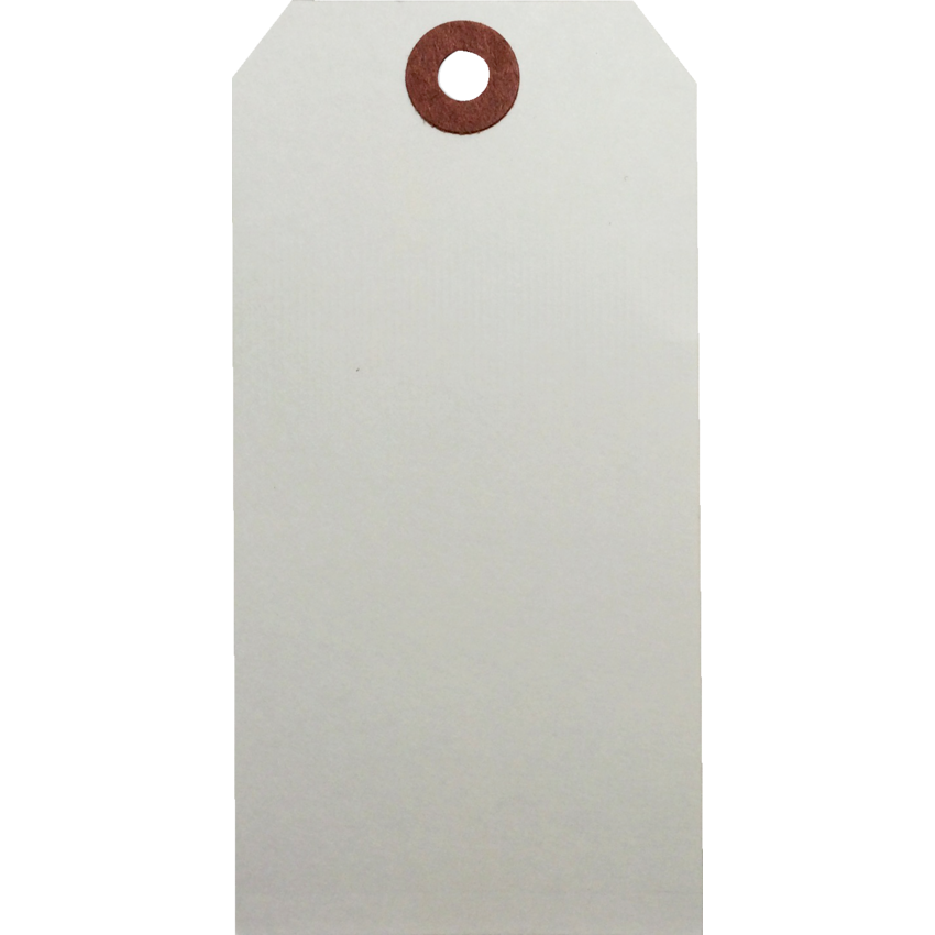 Shipping Tags #5 4-3/4" x 2-3/8" White 1000/cse