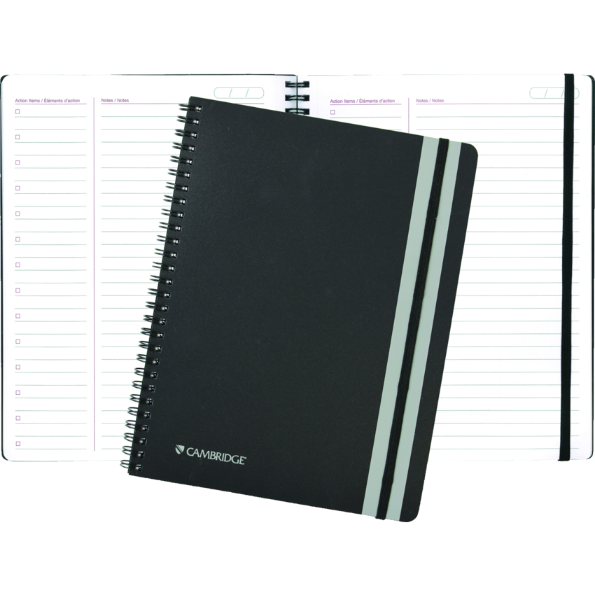 Cambridge® Project Notes Business Notebook Wire Bound 9-1/2" x 7-1/4" 160 Pages