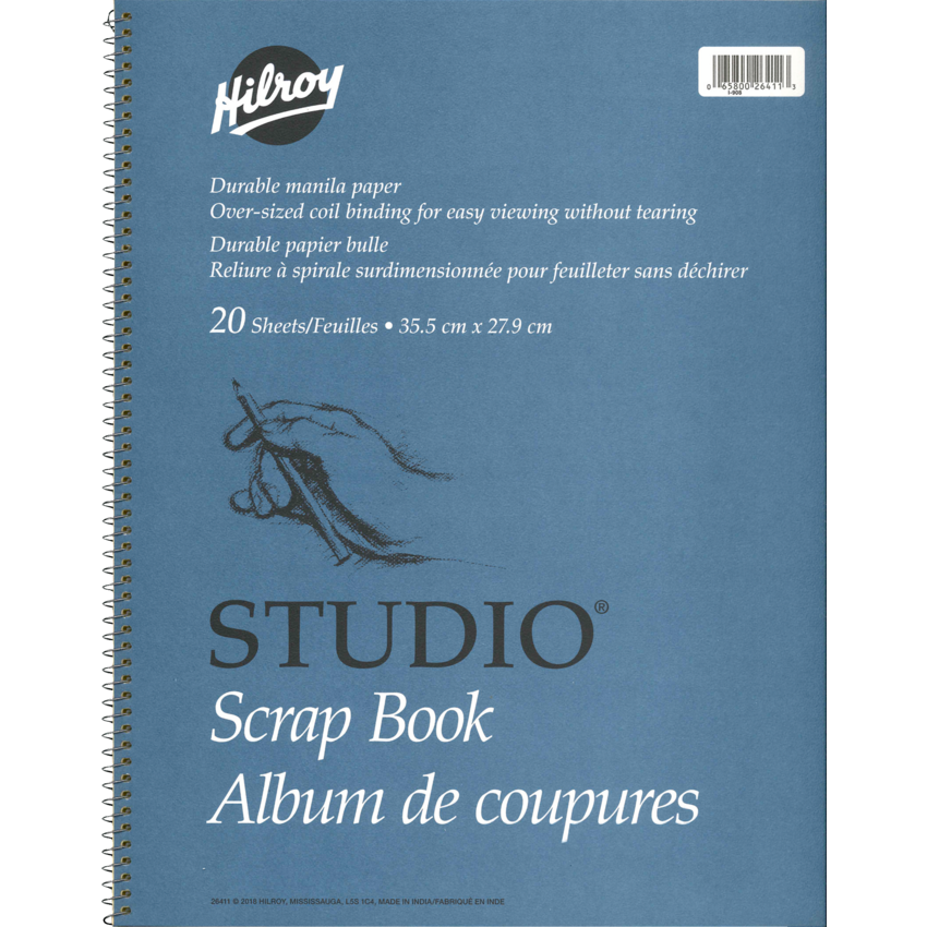 Hilroy Studio® Scrap Book 14" x 11" 20 sheets