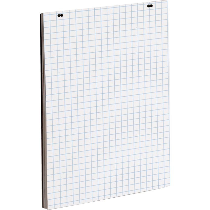 Quartet® Easel Pads Graph 1" Squares 24" x 36" 50 sheets per pad 5 pads/box