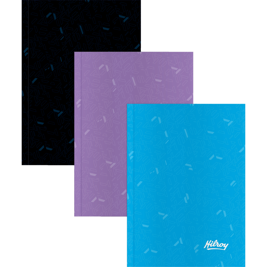 Hilroy® Lunix Hardcover Notebook 10-7/8" x 7-7/8" Assorted Colours