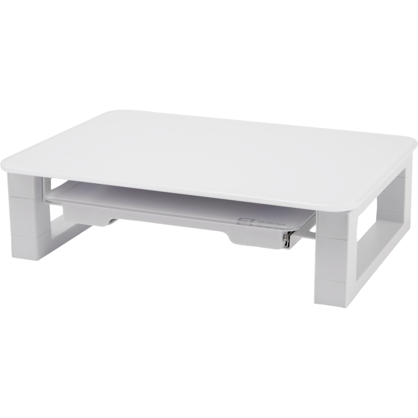 Quartet® Desktop Glass™ Monitor Riser