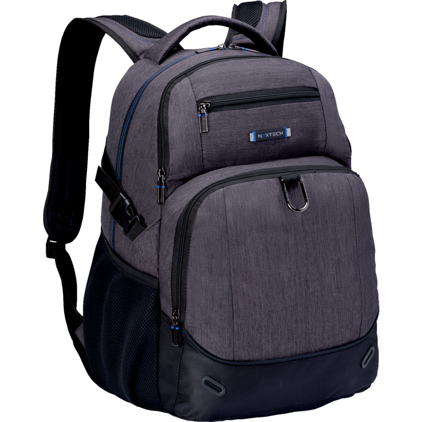 Nextech Business Backpack with Laptop Compartment Polyester 34.2 L Grey