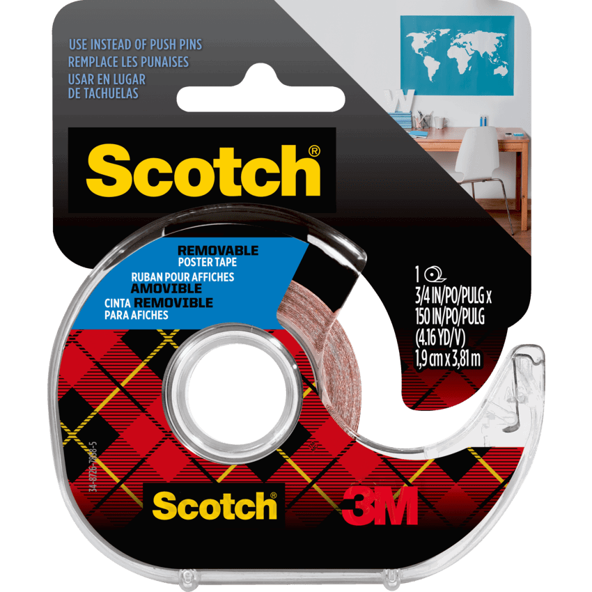 Scotch® Removable Poster Tape 3/4