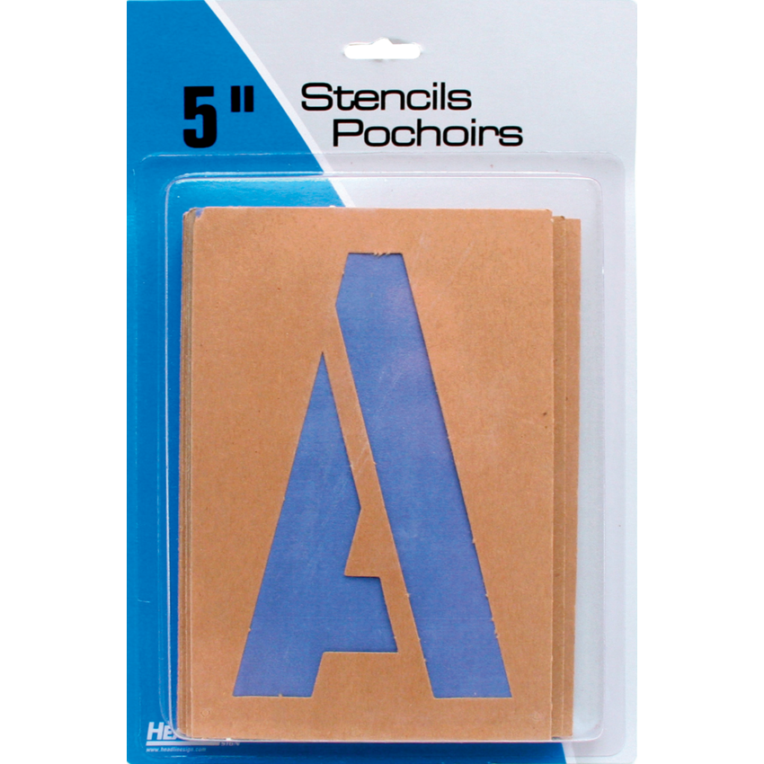 Headline® Stencils Capitals and numerals 5