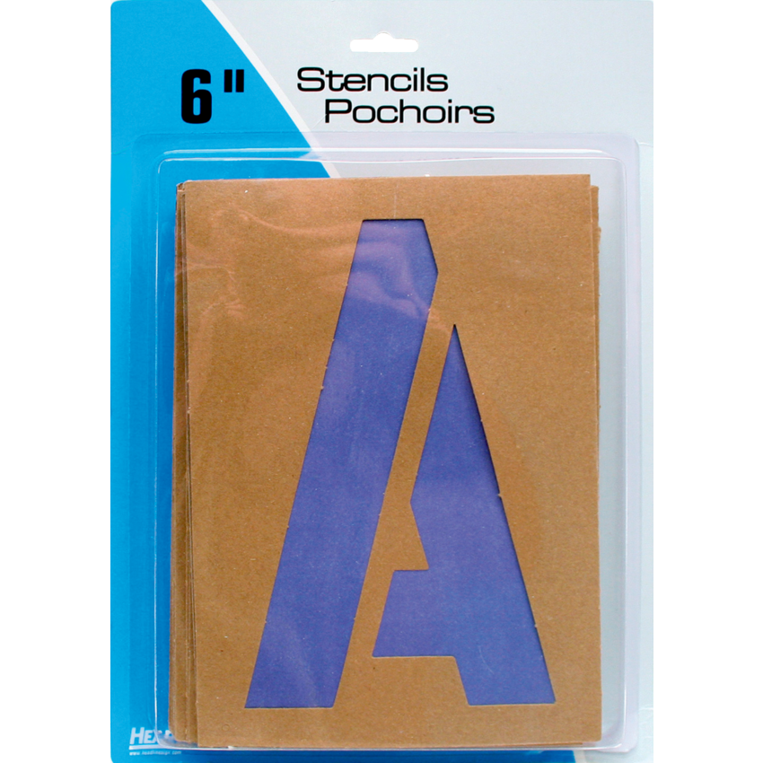 Headline® Stencils Capitals and numerals 6