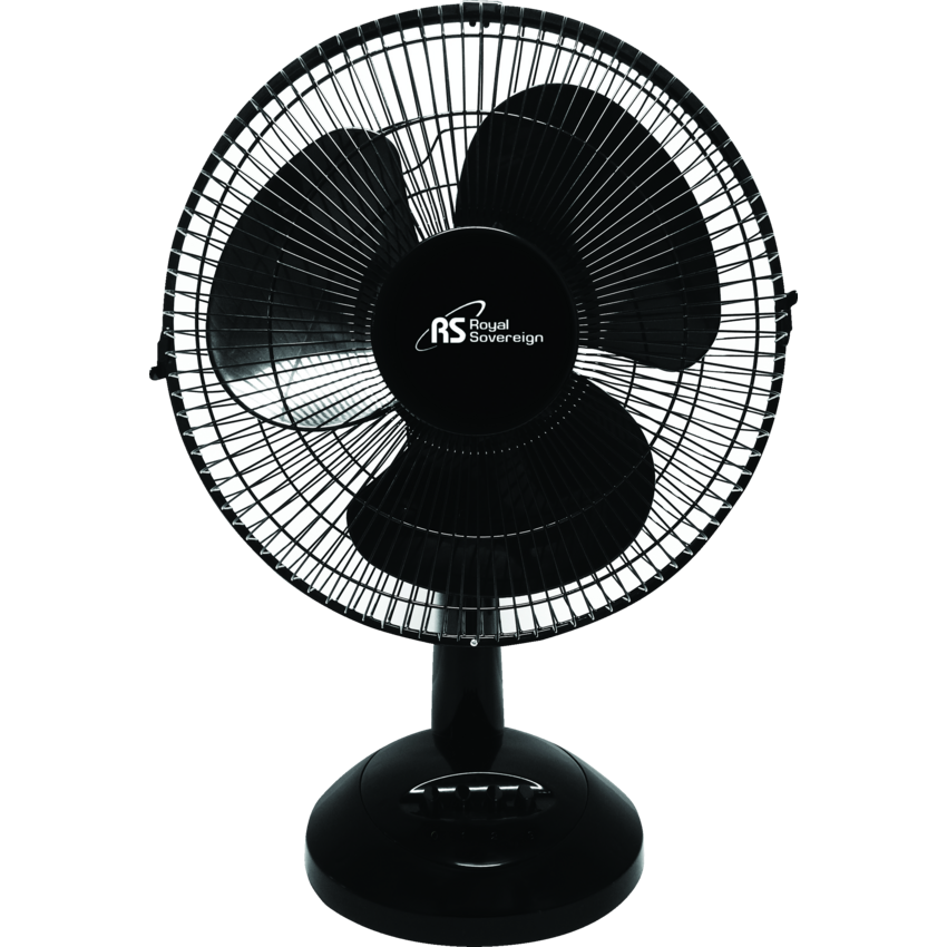 Royal Sovereign® Oscillating Desk Fan 12" Black