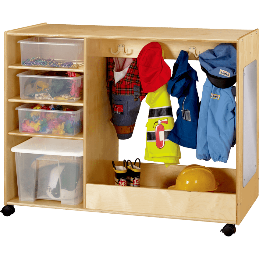 Jonti-Craft® Dress-Up Center with Bins 48"W x 23"D x 38-1/2"H