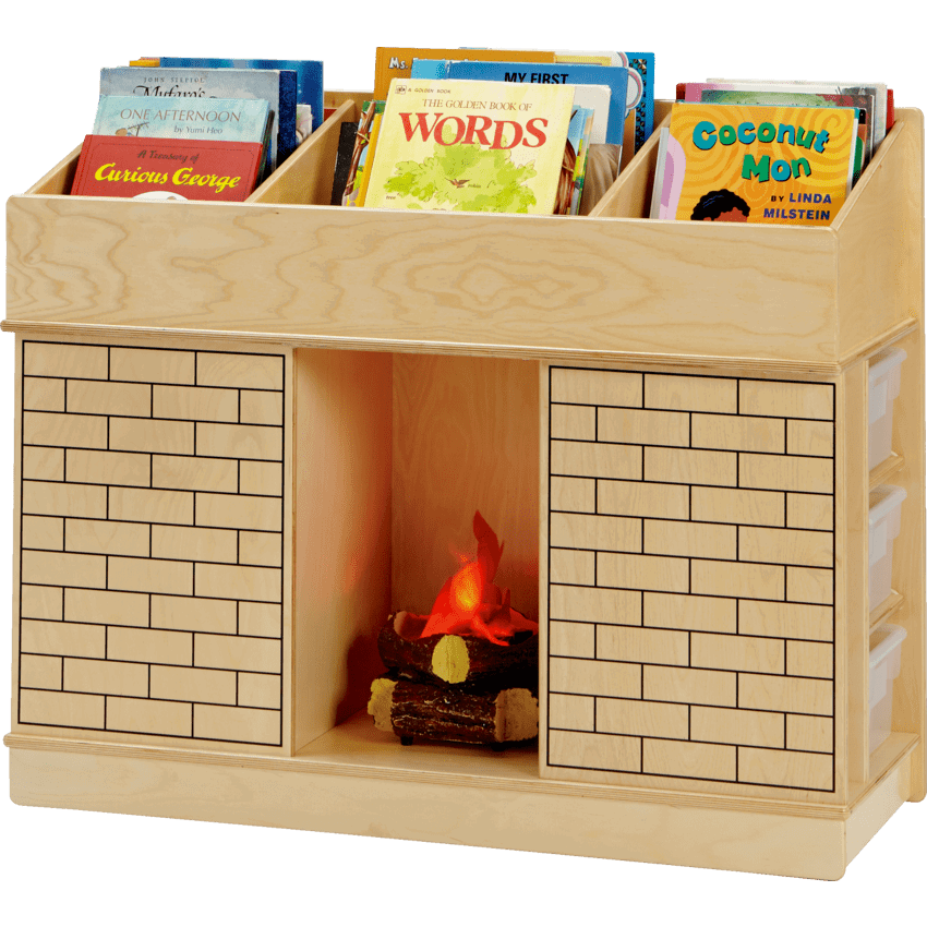Jonti-Craft® Storybook Fireplace