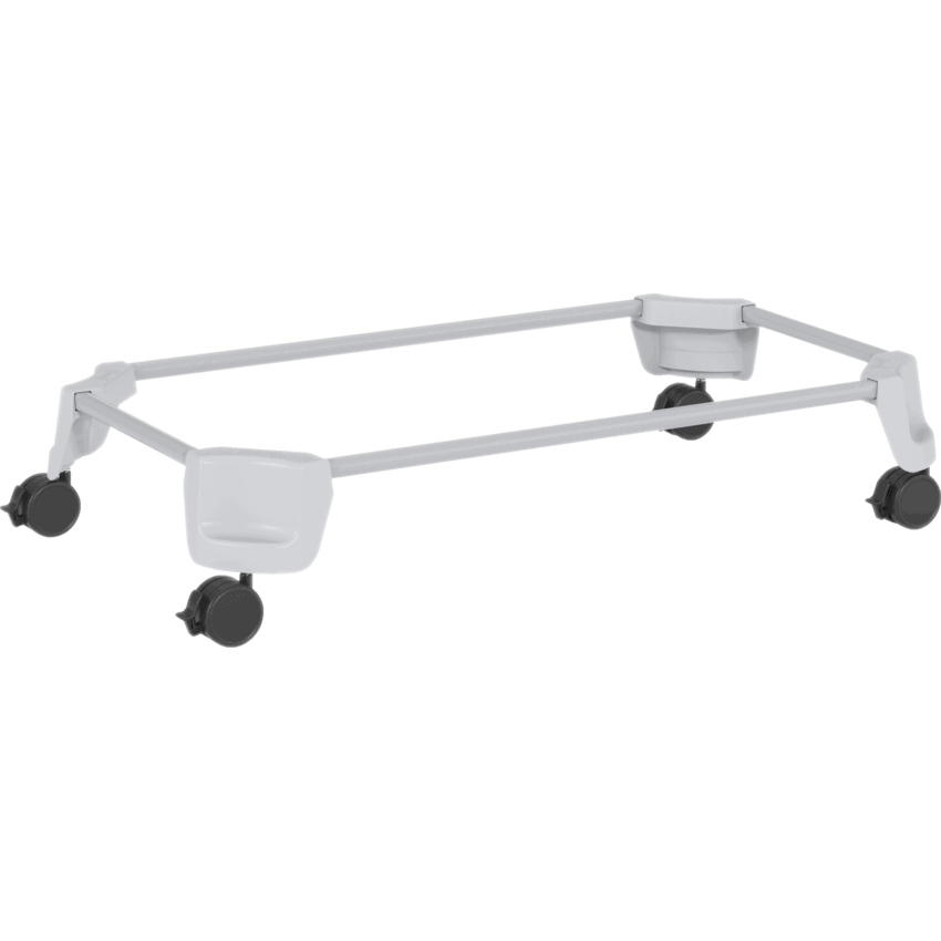 Jonti-Craft® QuietTime Cot Carts 41-1/2"W x 24"D x 8-1/2"H Grey