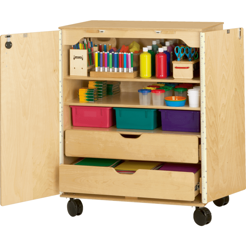 Jonti-Craft® Supply Cabinet 36"W x 24"D x 46"H 206 lbs