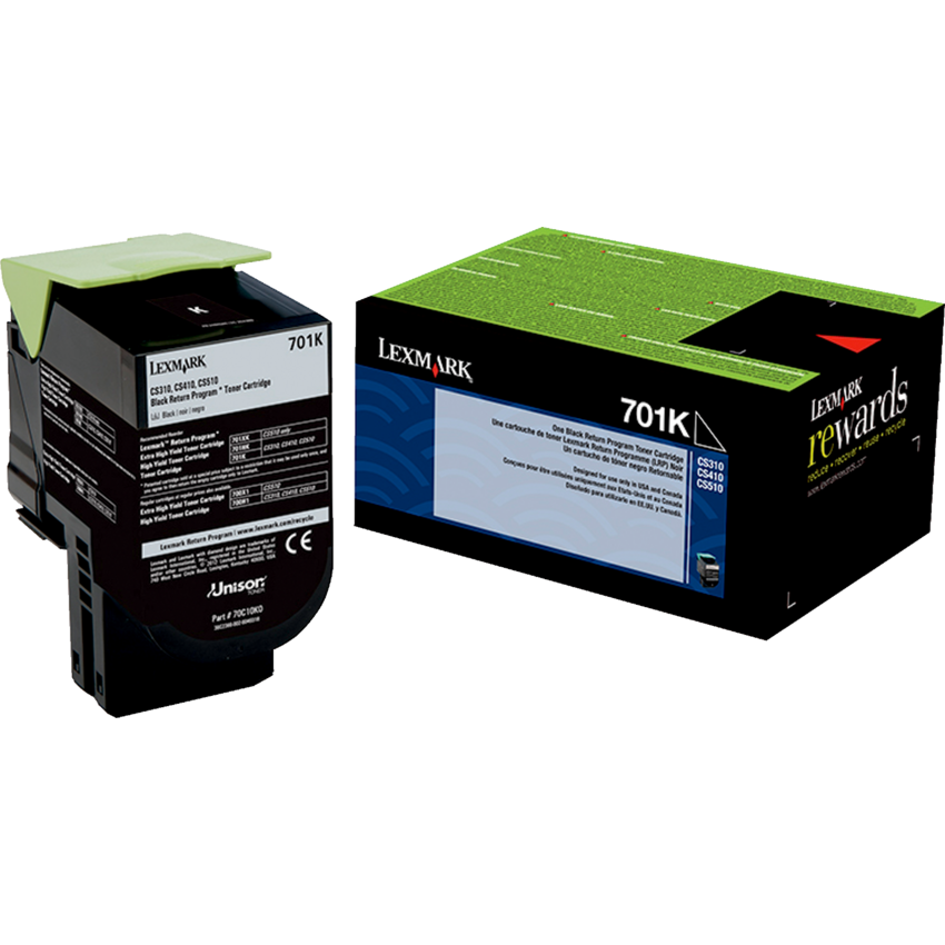 Lexmark® Laser Cartridge Return Program #701K Black