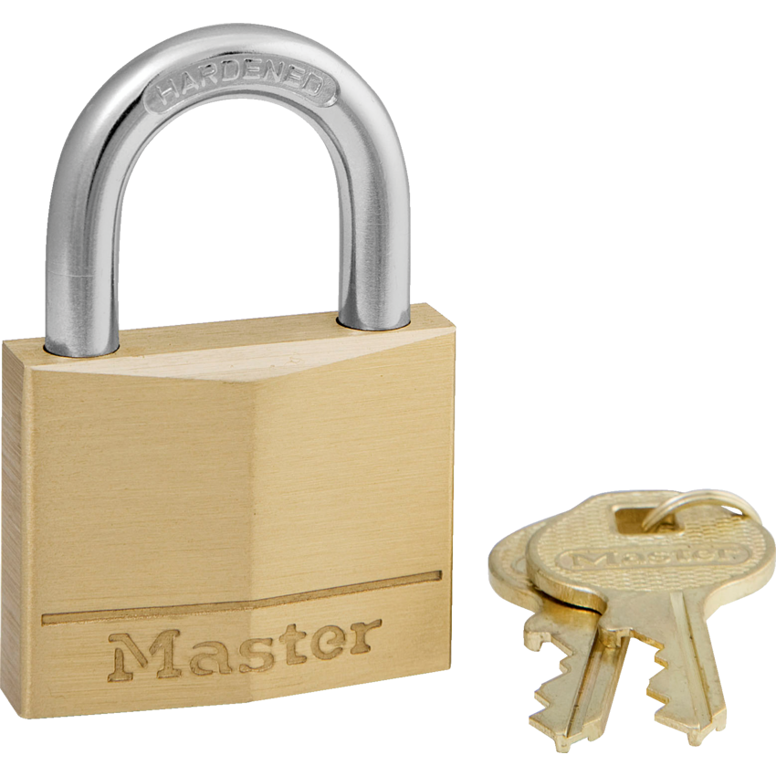 Master Lock® Solid Body Padlock 7/8" Brass