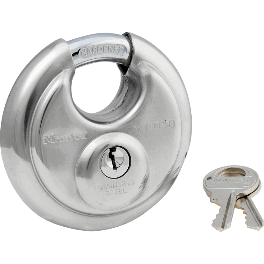 Master Lock® Discus Padlock with Shackle 2-3/4"