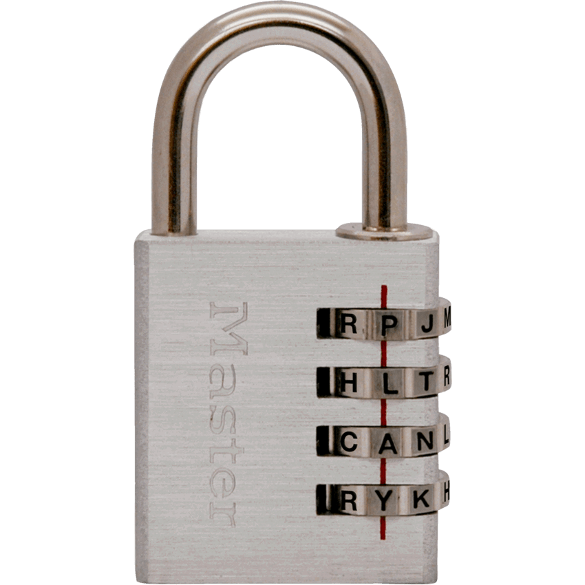 Master Lock® Set Your Own Word Combination Padlock 1-9/16" (40mm)