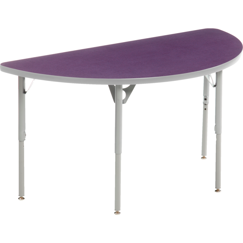 Mitybilt Aktivity Collaborative Learning 180 Tables 24" x 48" Plum/Silver