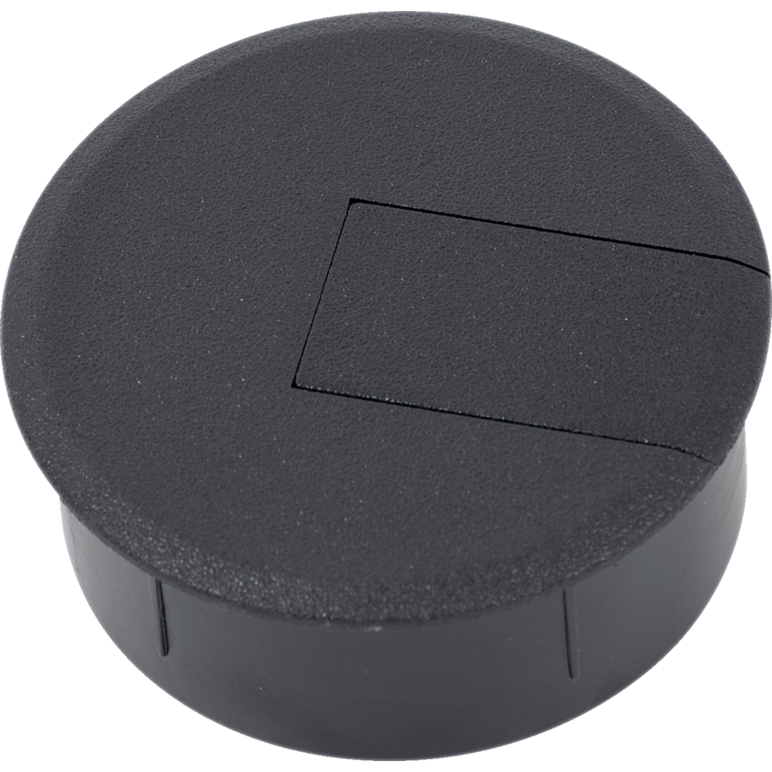 Merangue Desk Grommet 2-3/4" Black