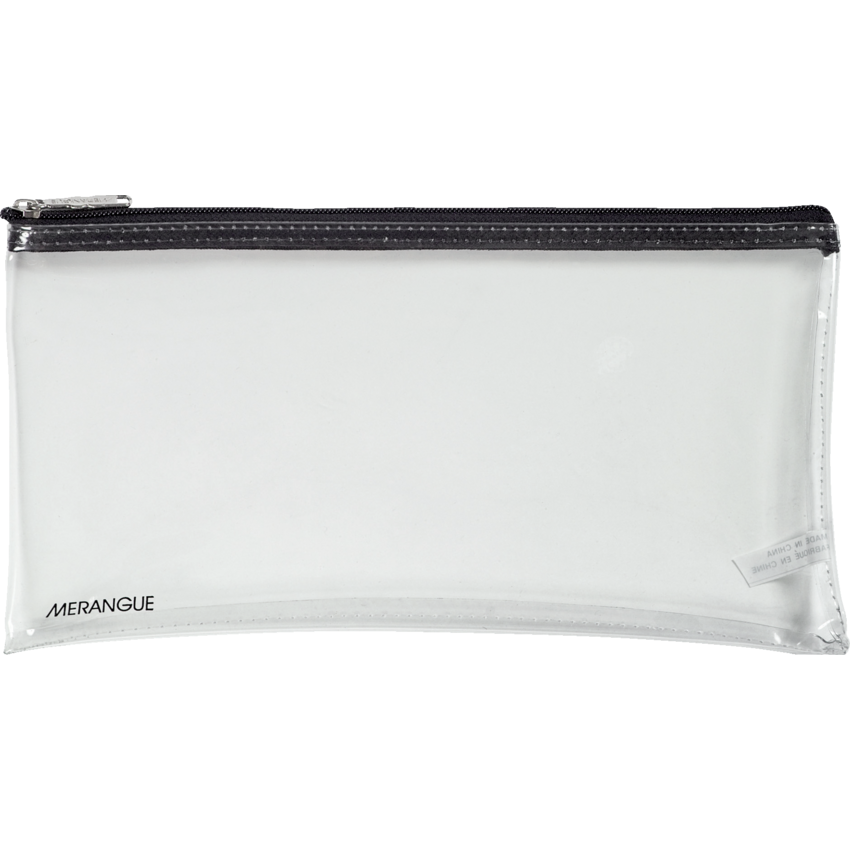 Merangue All Purpose Pouch 11-1/2" x 6" Vinyl Clear