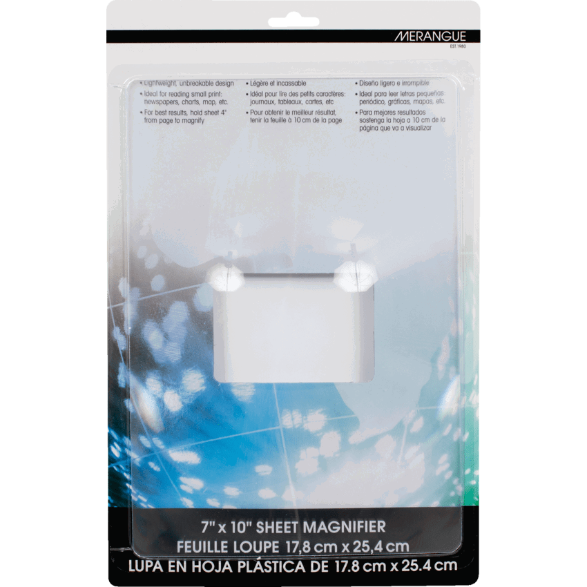 Merangue Sheet Magnifier 7" x 10
